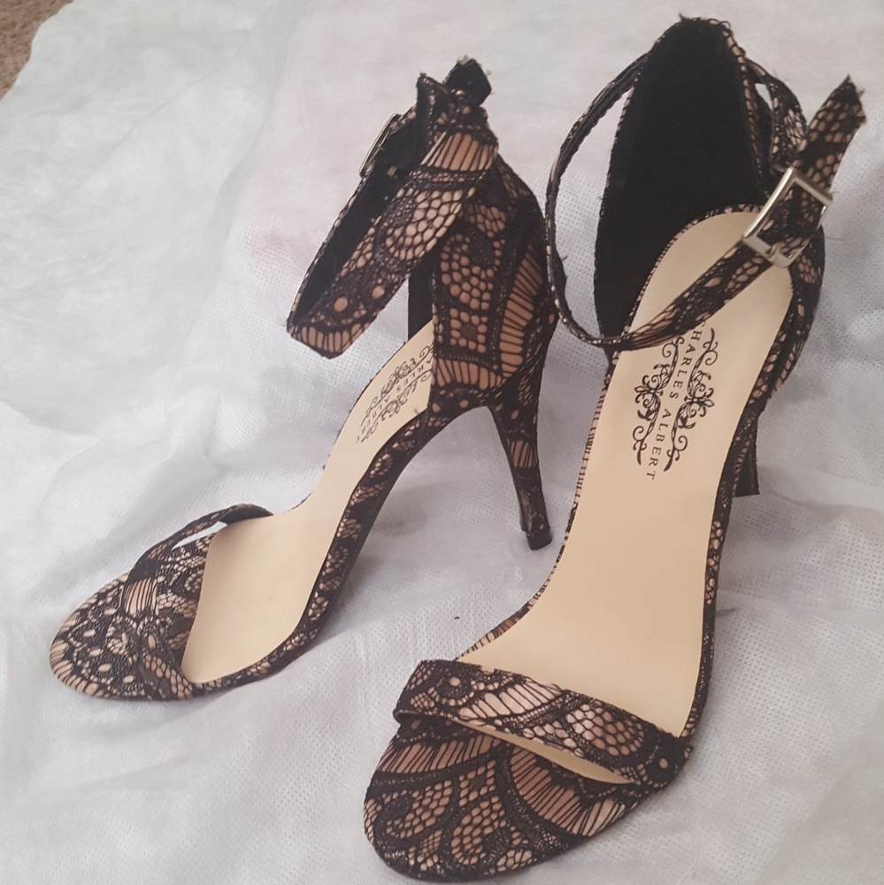 Sexy Laced Ankle Strap 4" Heels